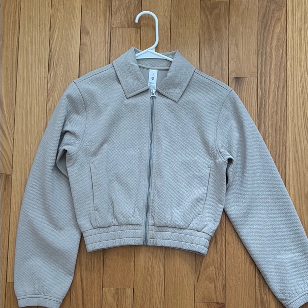 Lululemon bubble knit zip up